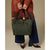 Vera Faux Suede Tote - Black