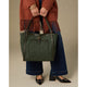 Vera Faux Suede Tote - Black