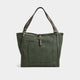 Vera Faux Suede Tote - Pine