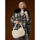 Gia Faux Fur Mini Tote - Cream