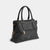 Amabel Double Compartment Grommet Tote - Black