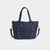 Evelyn Studded Tote - Dark Blue