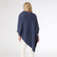 Dylan Sweater Poncho - Denim