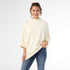 Heavenly-Luxe Short Sleeve Funnel Neck with Button Detail