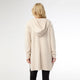 Heavenly-Luxe Zip Front Hooded Cardigan with Pockets - Oatmeal
