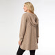 Heavenly-Luxe Zip Front Hooded Cardigan with Pockets - Beige Heather