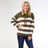 Heavenly-Luxe Stripe Pullover with Hood