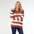 Heavenly-Luxe Stripe Pullover with Hood
