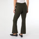 Jasmine Zip Pocket Flare Legging - Olive