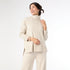 Heavenly-Luxe Cowl Neck with Rib Trim Detail