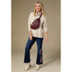 Heavenly-Luxe Cowl Neck with Rib Trim Detail - Black