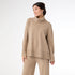 Heavenly-Luxe Cowl Neck with Rib Trim Detail