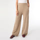 Heavenly-Luxe Wide Leg Bottoms - Beige Heather