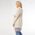 Heavenly-Luxe Mid Length Cardigan with Fringe - Oatmeal