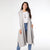 Heavenly-Luxe Contrast Rib Vest with Pockets - Light Heather Grey