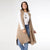 Heavenly-Luxe Contrast Rib Vest with Pockets - Beige Heather