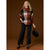 Loren Colorblock Poncho - Nutmeg/Black/Natural