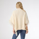 Hayes Cable Knit Poncho - Cream