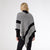 Sansa Poncho - Black/White
