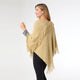 Annie Poncho With Fringe - Citron
