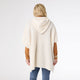 Whitman Hooded Poncho With Pockets - Off White
