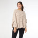 Rosette Poncho - Cement