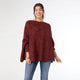 Rosette Poncho - Rust