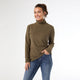 Reign Long Sleeve Turtleneck - Olive