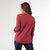 Alexis Super Soft Top with Snap Cuff - Brick