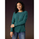 Alexis Super Soft Top with Snap Cuff - Dark Teal