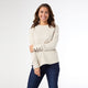 Alexis Super Soft Top with Snap Cuff - Cement