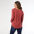 Erin Long Sleeve Tee - Burnt Sienna