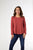 Erin Long Sleeve Tee - Burnt Sienna