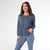 Erin Long Sleeve Tee - Ocean Denim