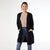 Ciana Lattice Back Cardigan with Pockets - Black