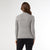 Kamryn Funnel Neck Rib Knit Top - Light Heather Grey