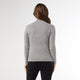 Kamryn Funnel Neck Rib Knit Top - Light Heather Grey
