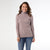 Kamryn Funnel Neck Rib Knit Top - Mushroom