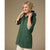 Maddie Hooded Tunic Top - Green