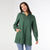 Maddie Hooded Tunic Top - Green