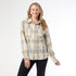 Becca Flannel Shirt with Distressing