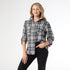 Becca Flannel Shirt with Distressing