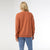 Skyler Super Soft V-Neck Textured Top - Rust