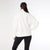 Jayleen Long Sleeve Pouch Pocket Sweatshirt - White