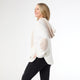 Tatyana Pieced Quilted Hooded Sweatshirt - Ivory/Beige