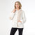 Tatyana Pieced Quilted Hooded Sweatshirt - Ivory/Beige