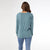 Maylee Soft Brushed V-Neck Top - Deep Sea