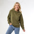 Phoenix Quilted Button Mock Neck Top