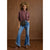 Jaydin Vintage Antique Wash Sweatshirt - Burgundy