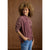 Jaydin Vintage Antique Wash Sweatshirt - Burgundy